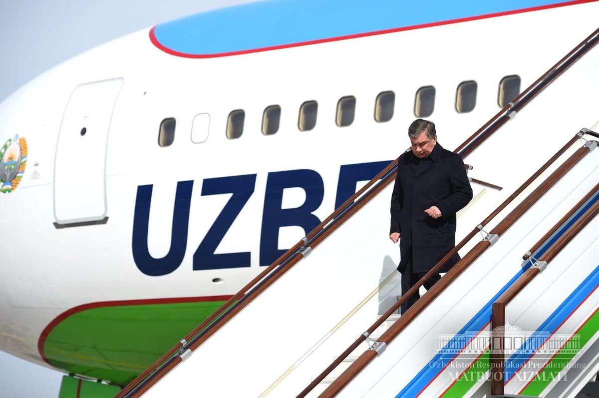 Shavkat Mirziyoyev Samarqandga keldi