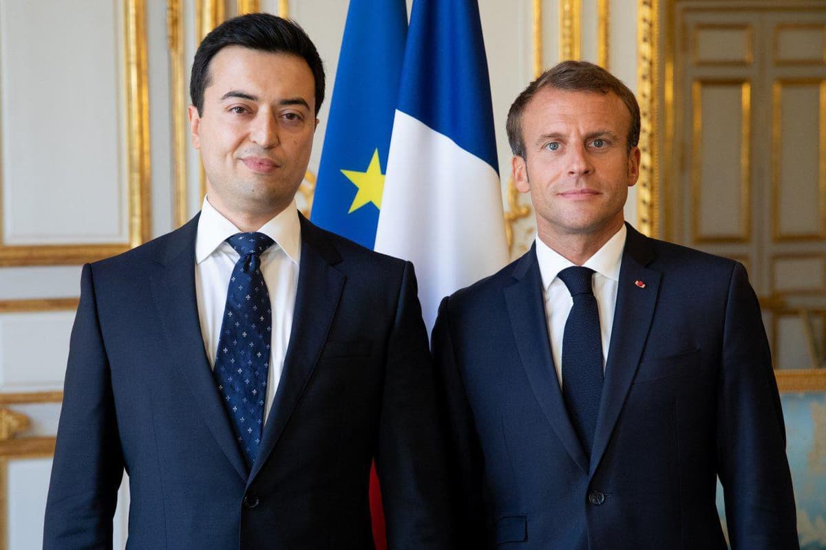 Sardor Rustambaev presented his Credentials to the French President