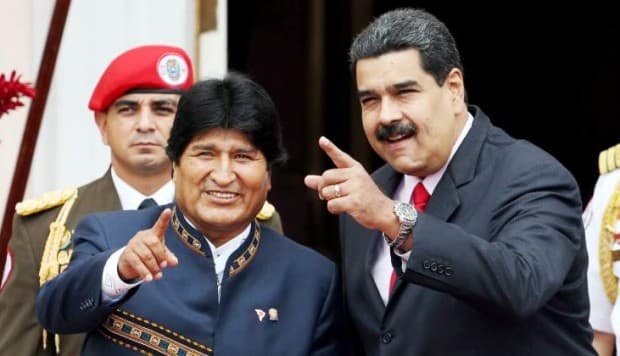 Morales Venesuelada Maduro bilan uchrashdi