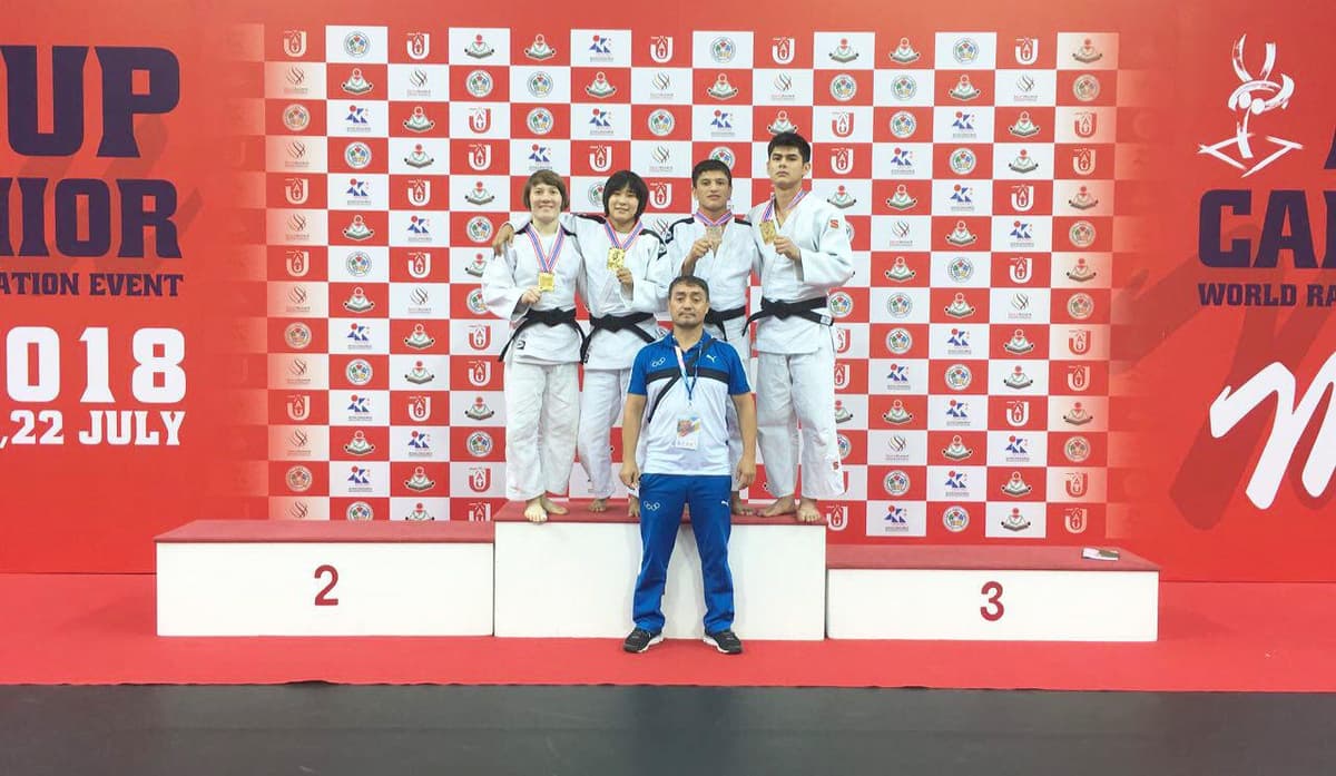 O‘zbekistonlik to‘rt dzyudochi Osiyo Ochiq Kubogida uchta oltin medalni qo‘lga kiritdi