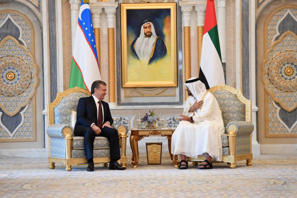 Abu-Dabi valiahd shahzodasi - Shavkat Mirziyoyevga: “Ikkinchi yurtingizga xush kelibsiz, janob prezident!”