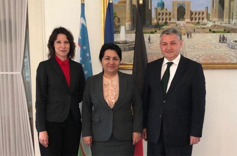 Deputy PM Tanzila Narbayeva holds talks with representatives of EU institutions in Brussels