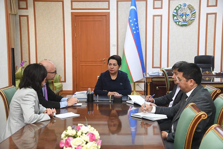 Tanzila Norboyeva Xalqaro mehnat tashkiloti vakili bilan muzokaralar o‘tkazdi