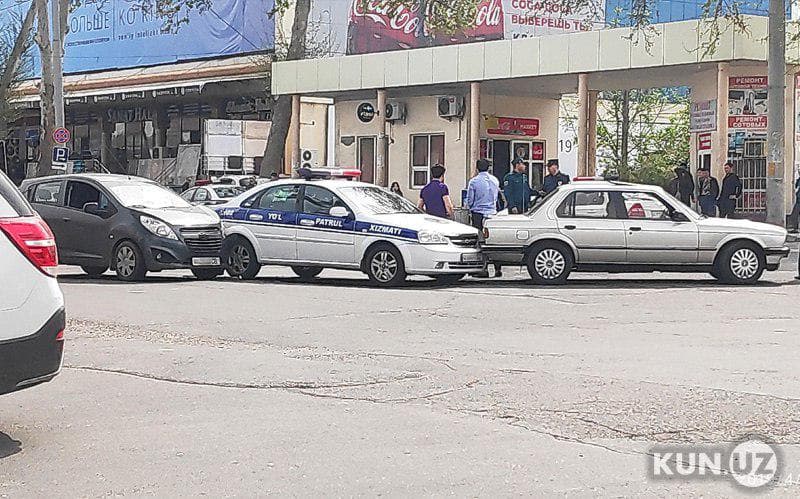 «Malika» yaqinida YPX mashinasi ishtirokida yo‘l-transport hodisasi sodir bo‘ldi - video