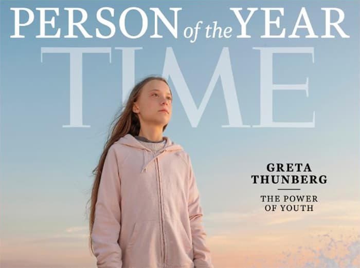 16 ёшли Грета Тунберг Time талқини бўйича «Йил одами» деб топилди
