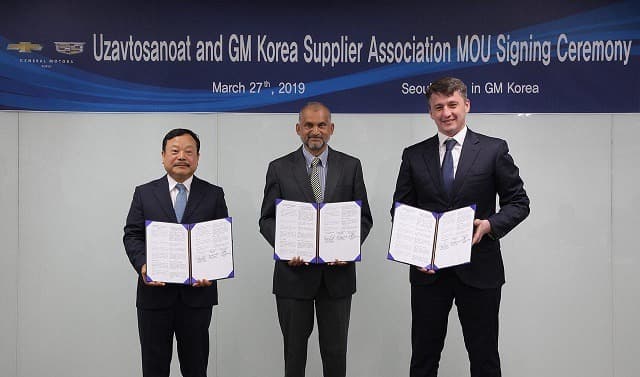 “O‘zavtosanoat” AJ, “General Motors” va “GM Korea Supplier Association” o‘zaro anglashuv memorandumini imzoladilar