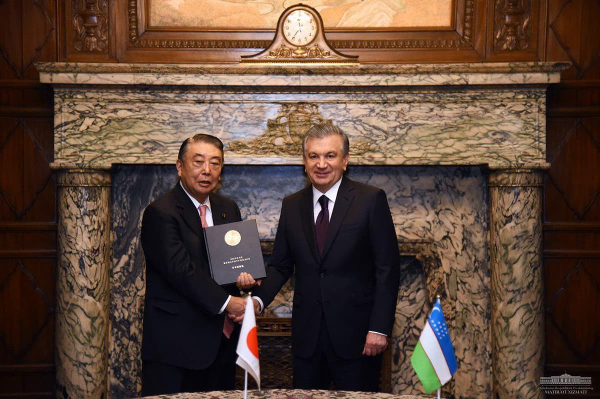 Shavkat Mirziyoyev Yaponiya parlamenti quyi palatasida uchrashuv o‘tkazdi