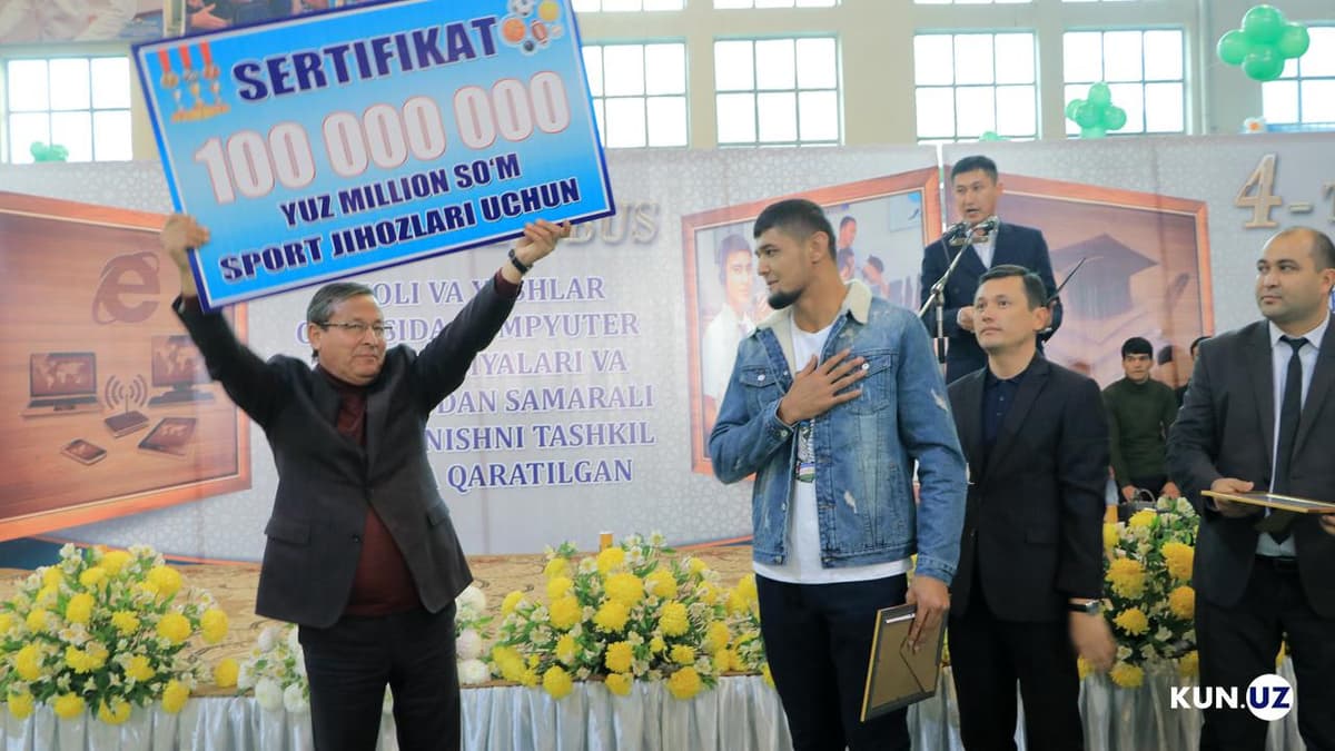 Andijon viloyati hokimi MMA jangchilariga «Spark» sovg‘a qildi