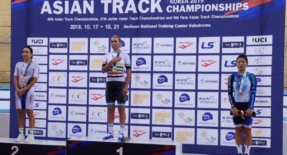Cyclist from Uzbekistan wins gold medal in South Korea