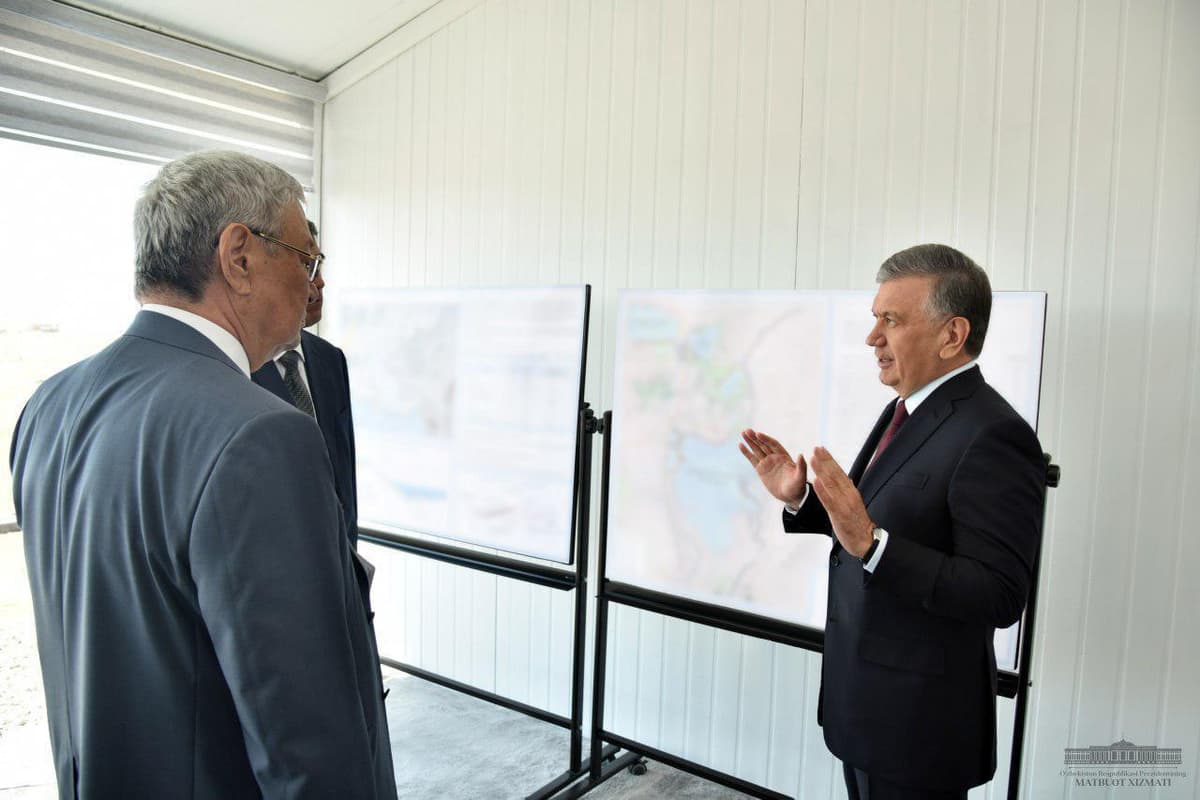 Prezident Amudaryo deltasida kichik suv havzalarini barpo etish ishlari bilan tanishdi 