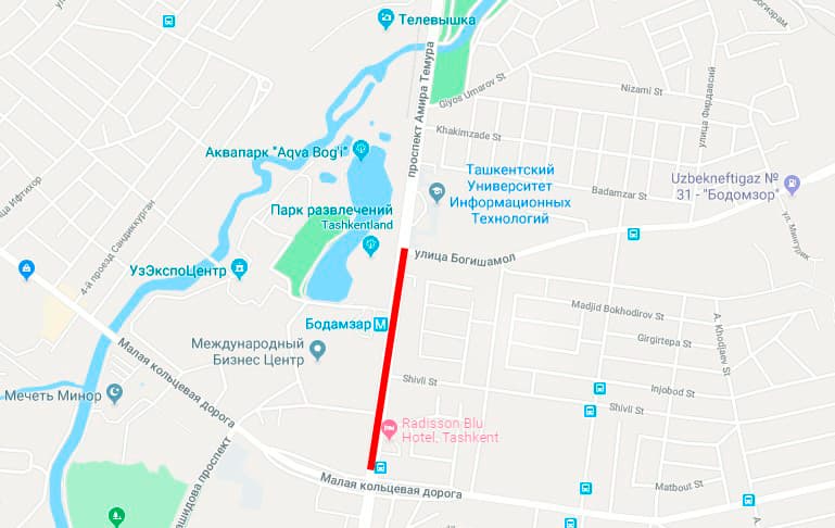 Toshkentning yog‘ingarchilik paytida suv toshadigan ikki ko‘chasidagi suv quvurlari yangilandi