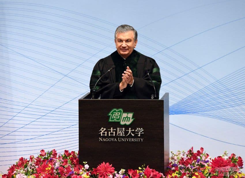 «Hali ishga solinmagan imkoniyatlar bor» - Shavkat Mirziyoyev Nagoya universitetida ilmiy sohada takliflar berdi