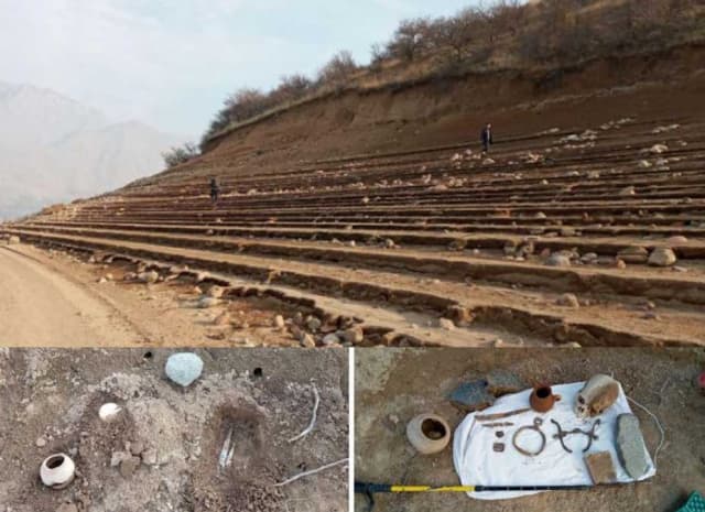 Archaeologists discover a cemetery of the Turkic Khaganate settlers in Tashkent region