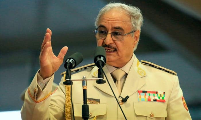 Liviyalik marshal Tripoli yo‘lidagi birinchi shaharni egalladi