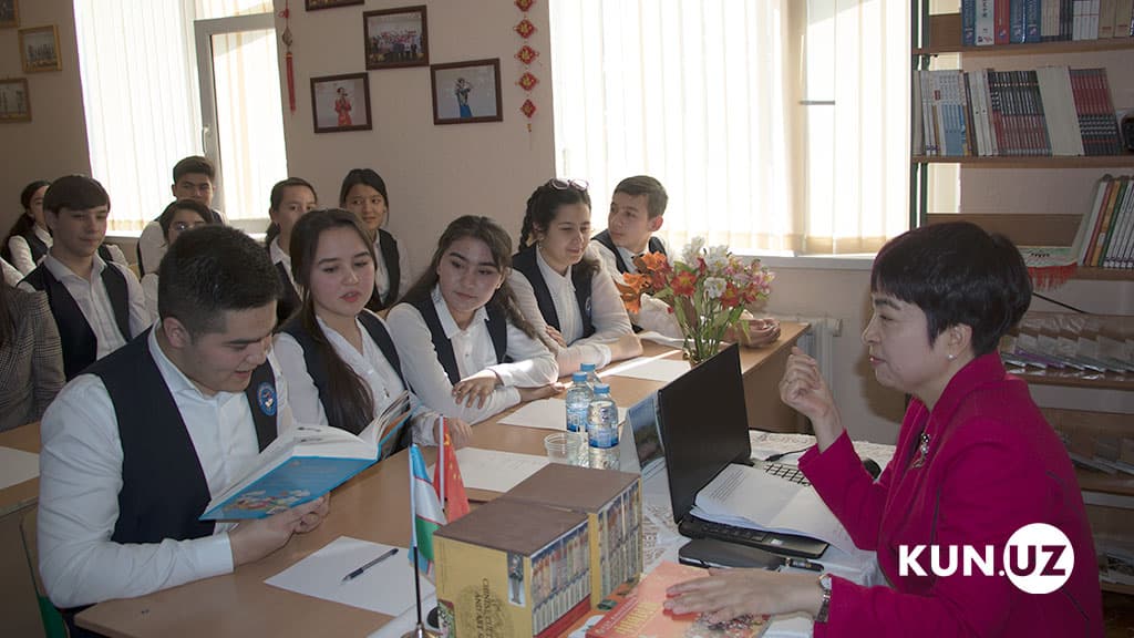 Xitoyning O‘zbekistondagi elchisi o‘zbekistonlik litsey o‘quvchilariga ochiq dars o‘tdi