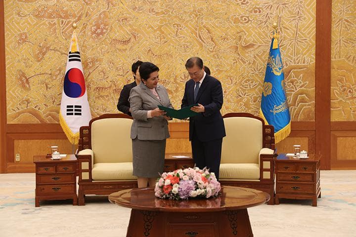 Mun Chje In koreys millati vakillariga ko‘rsatilayotgan iliq munosabat uchun O‘zbekiston xalqiga tashakkur izhor qildi