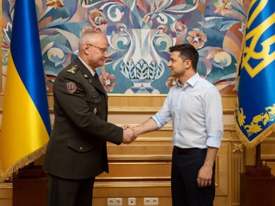 Зеленский Украина Бош штаби раҳбарини алмаштирди
