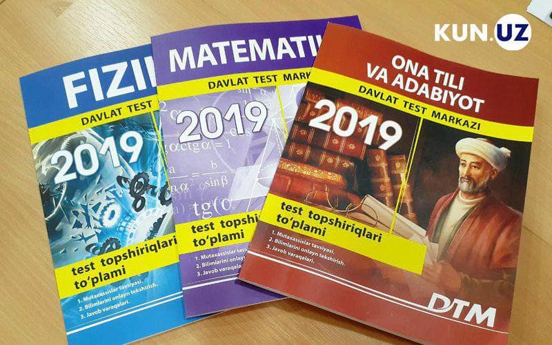 DTM test to‘plamlarini chop etdi – undagi ba'zi savollar keyingi yil imtihonda tushishi mumkin
