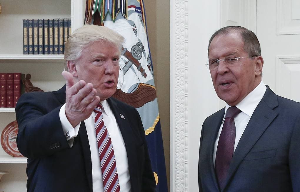 Lavrov Tramp unga AQShning davlat sirlarini bermaganligini ma'lum qildi