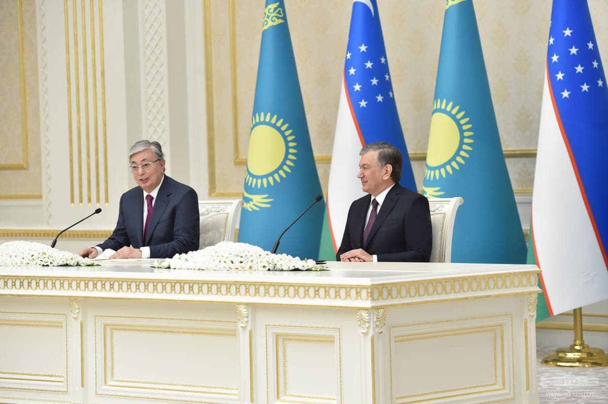 Shavkat Mirziyoyev va Qasim-Jomart Toqayevning qo‘shma bayonoti matni e'lon qilindi