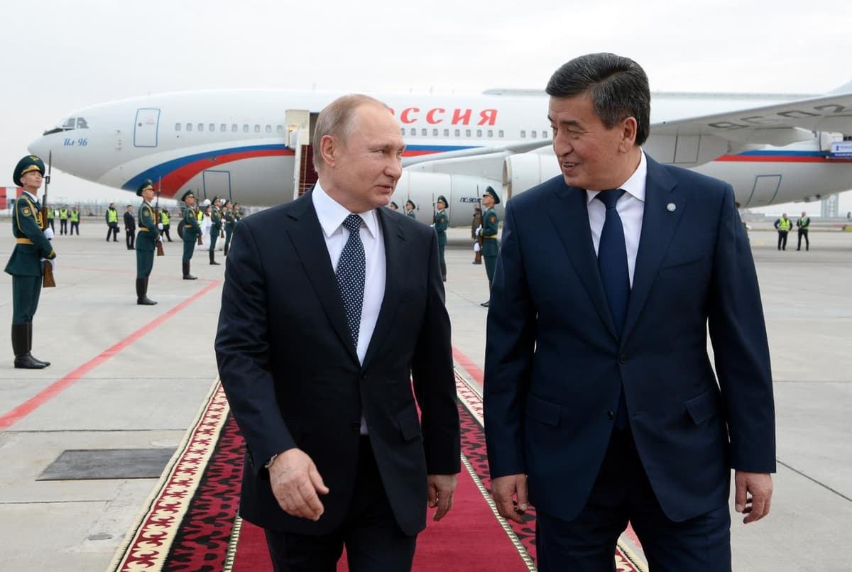 Putin Bishkekka keldi