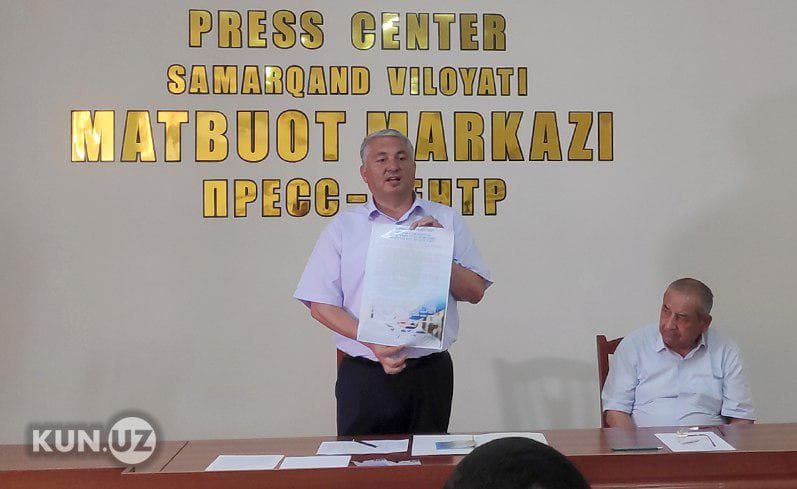 «Xarid uchun chek berilmayapti, naqd pullar bankka topshirilmayapti» - Samarqandda xarid cheki masalasida brifing bo‘lib o‘tdi
