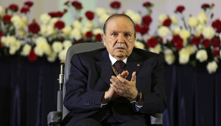 Jazoir prezidenti saylovlarda ishtirok etish uchun Shveytsariyadan qaytdi