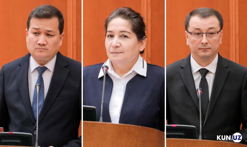 Senatda uch nafar sudya Oliy sud sudyasi etib saylandi