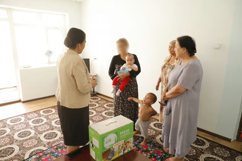 Suriyadan qaytarilgan surxondaryolik ayolga yangi uy-joy berildi
