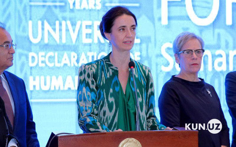 President awards UN Resident Coordinator Helena Fraser with Order Dustlik