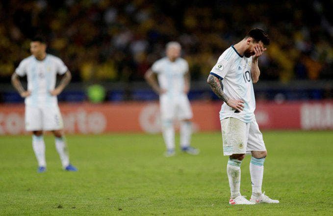 Messi Braziliyaga qarshi o‘yindan keyin hakamni aybladi