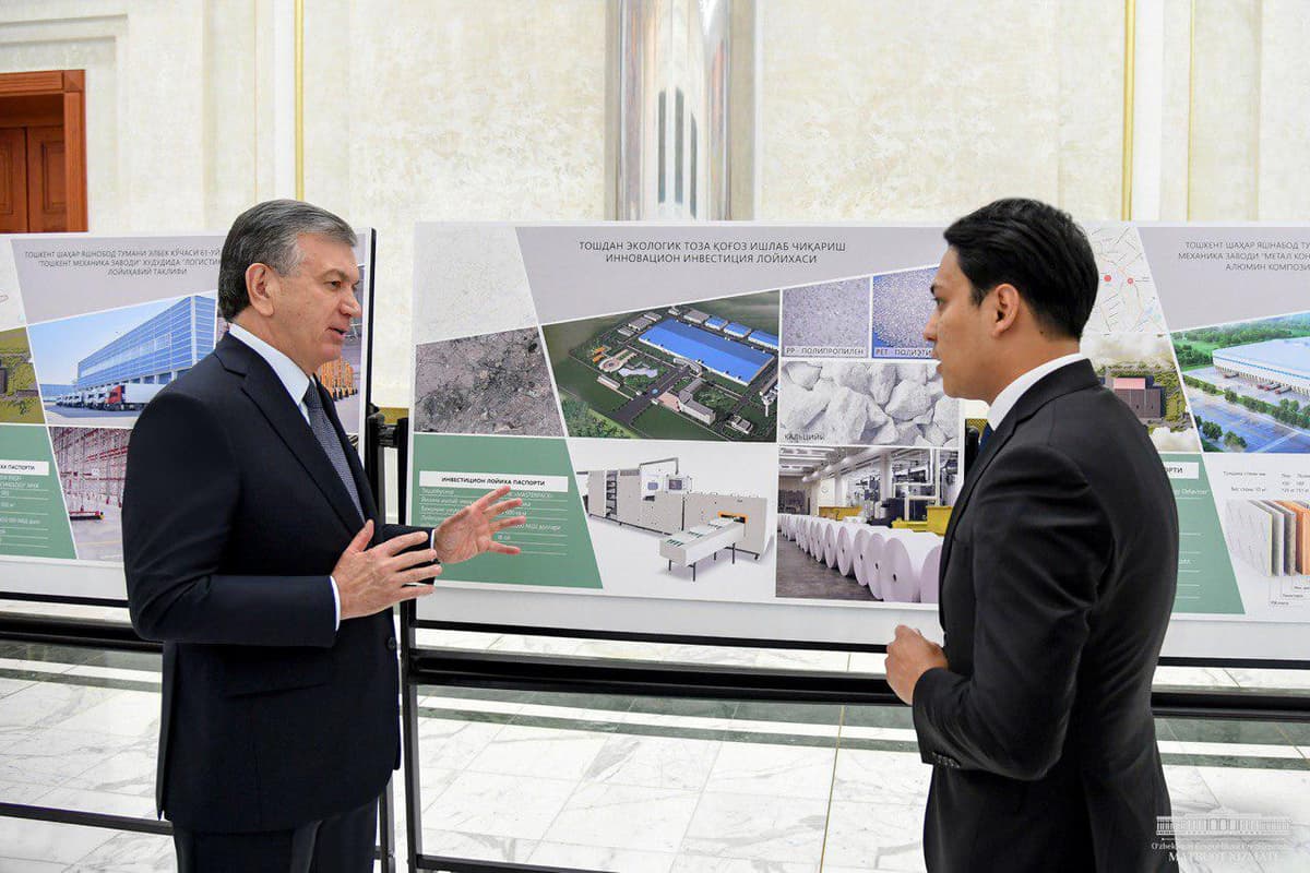 Shavkat Mirziyoyev Toshkentda amalga oshirilishi rejalashtirilgan investitsiya loyihalari taqdimoti bilan tanishdi
