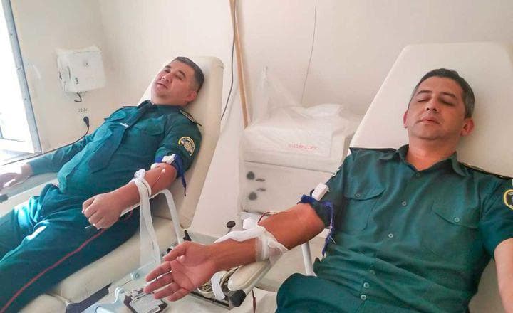 Samarqand IIB xodimlari leykoz bilan og‘rigan bemorga qon berishdi
