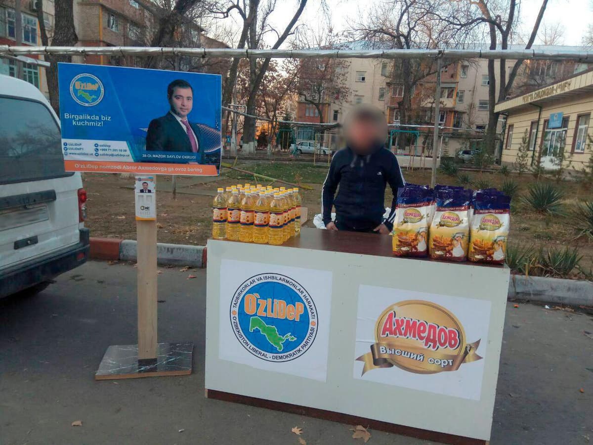 Депутатликка номзод маъмурий жавобгарликка тортилди. У сайловчиларни ун ва ёғ билан ўзига оғдирмоқчи бўлганди