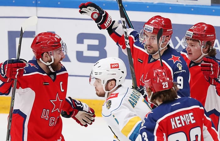 Moskvaning TsSKA klubi KXLning muntazam chempionati g‘olibi bo‘ldi