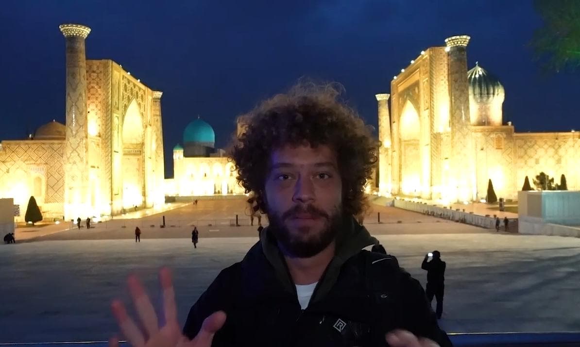 «Ozoda, lekin xavfli shahar» – Varlamovning Samarqandga sayohat taassurotlari (video)