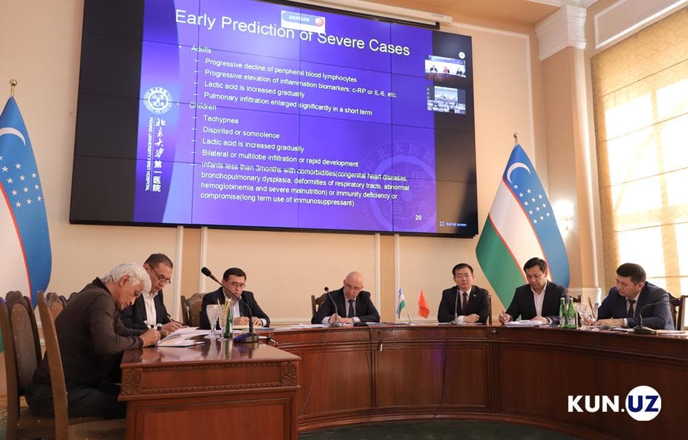 Xitoy O‘zbekiston bilan koronavirusga qarshi kurash borasidagi tajribasini o‘rtoqlashdi
