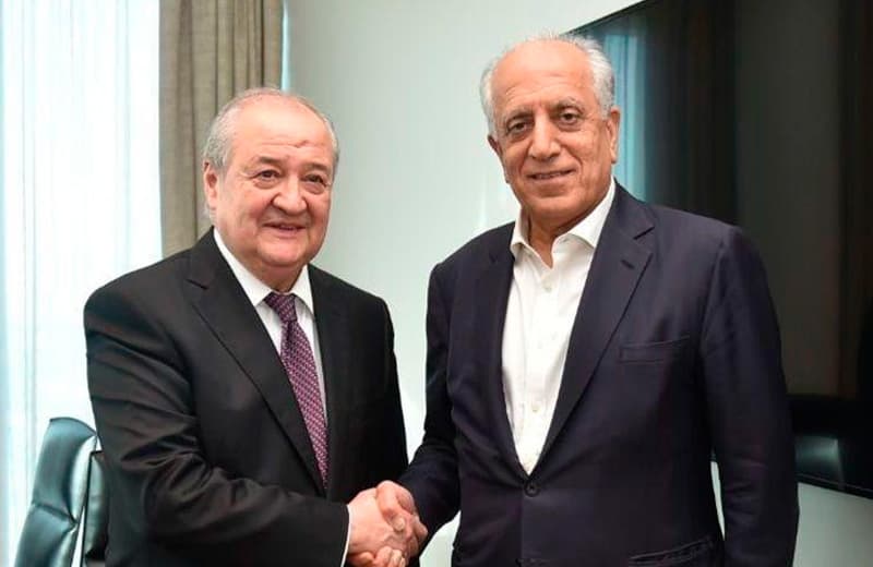 Abdulaziz Komilov Dohada Zalmay Xalilzod bilan uchrashdi
