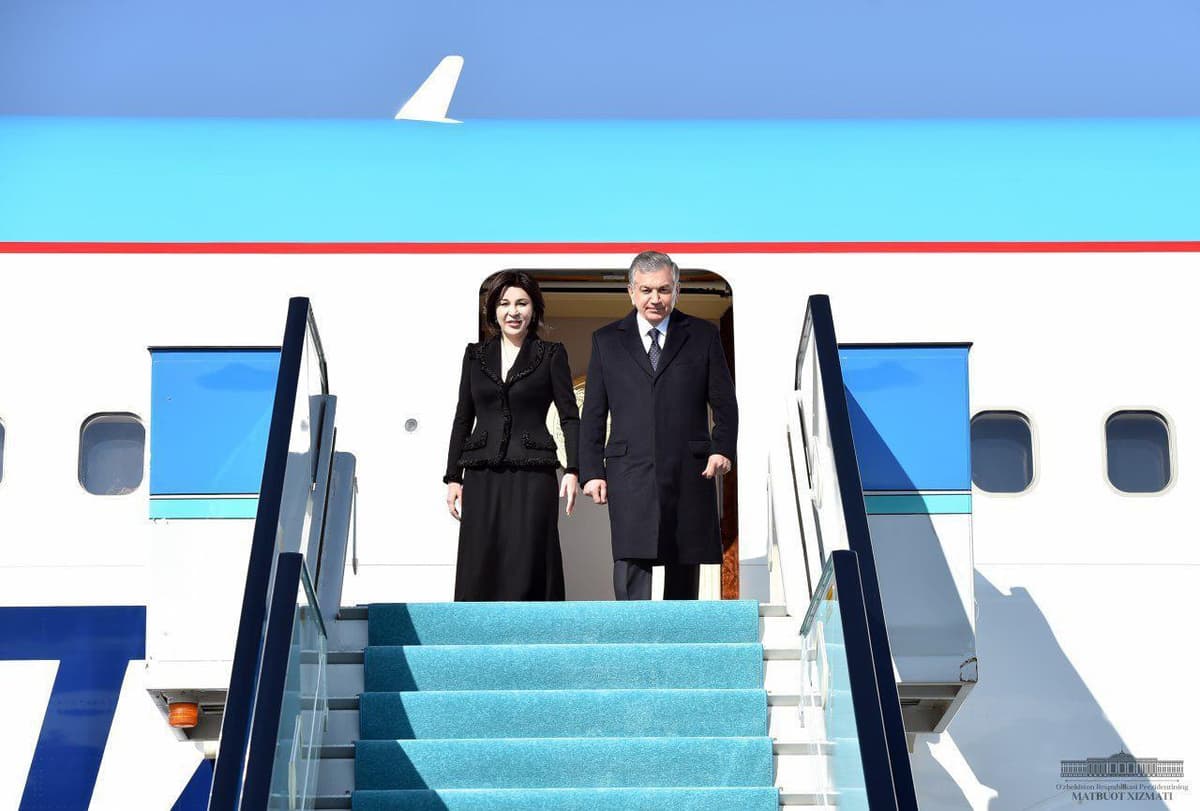Shavkat Mirziyoyev Anqaraga yetib bordi