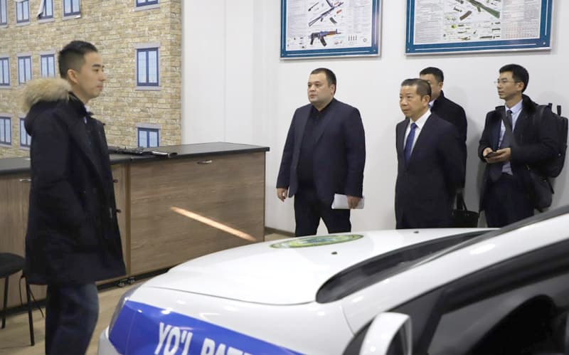 Xitoylik mehmonlar Samarqand viloyat IIB faoliyati bilan tanishdi