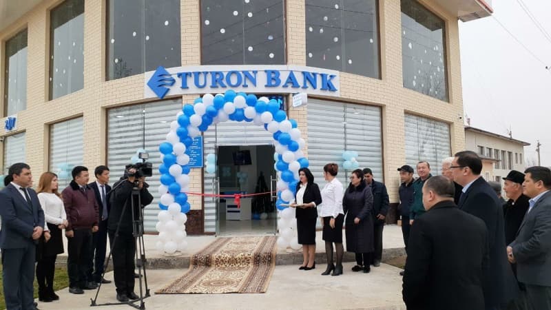Turonbankning Sharof Rashidov bank xizmatlari ofisi ish boshladi