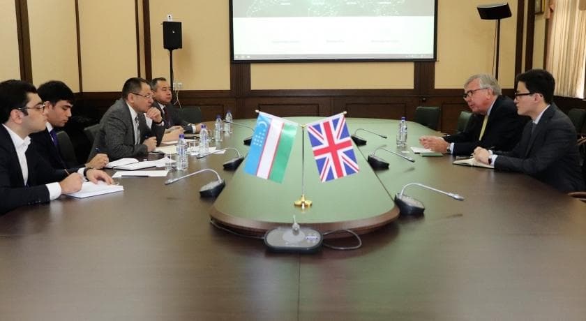 CCI Chairman Ikramov receives member of British Parliament John Desmond Waverly