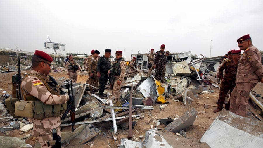 Iroqdagi AQSh harbiylari joylashgan bazaga yangi raketa hujumi uyushtirildi