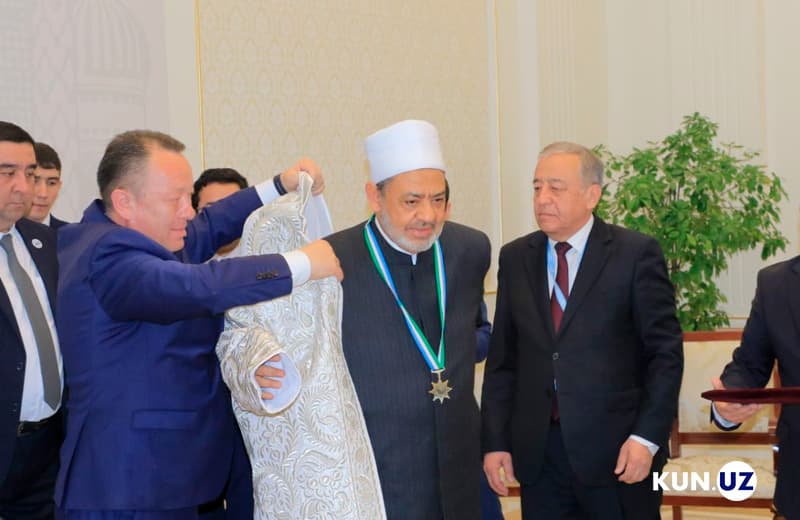 Misrlik shayxga «Samarqand shahri faxriy fuqarosi» unvoni berildi