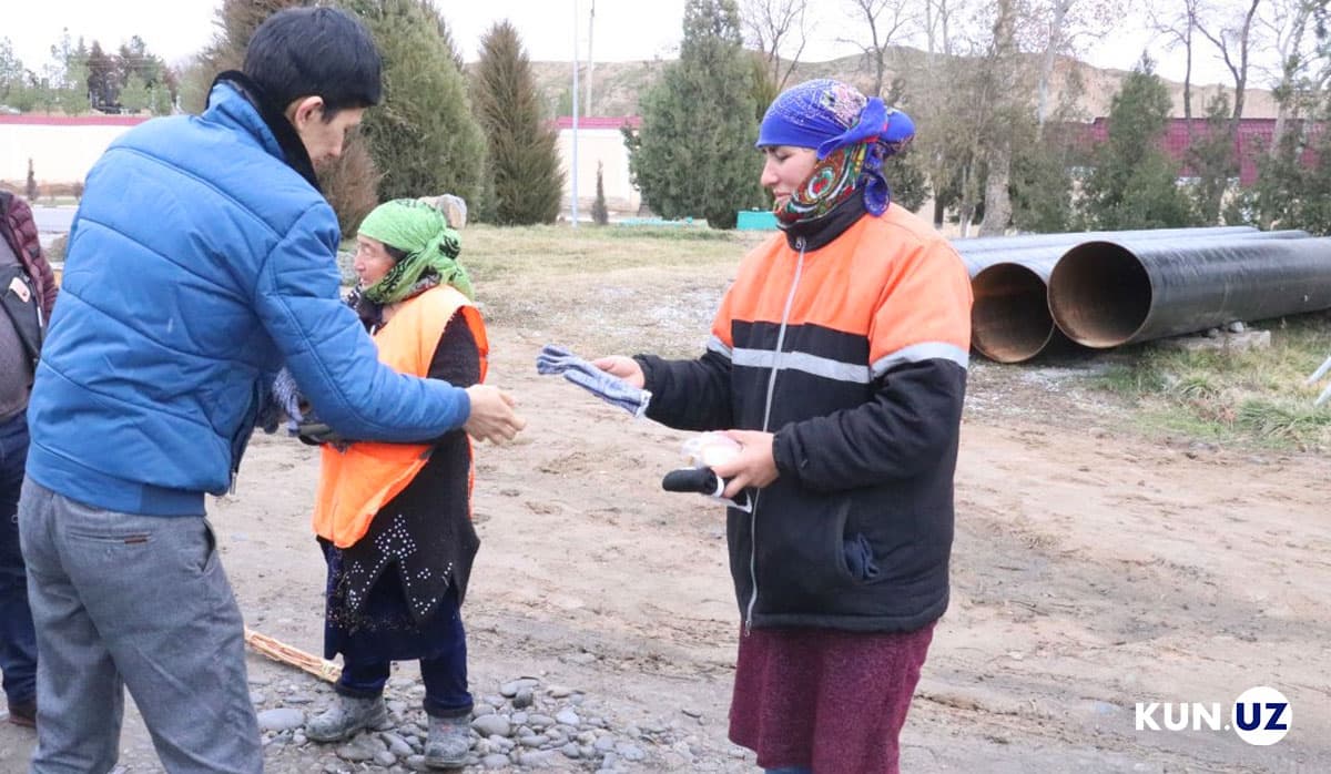 «Pokiza insonlar» aksiyasi Samarqandda (foto)