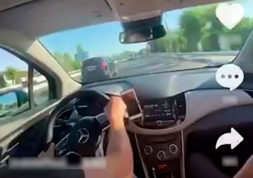 Yo‘l harakati qoidalarini buzgan va bu haqda TikTok'da xabar bergan haydovchi jarimaga tortildi