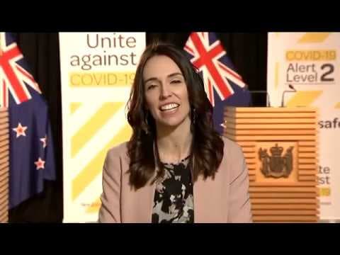 Yangi Zelandiya bosh vaziri jonli efiri vaqtida zilzila yuz berdi (video)
