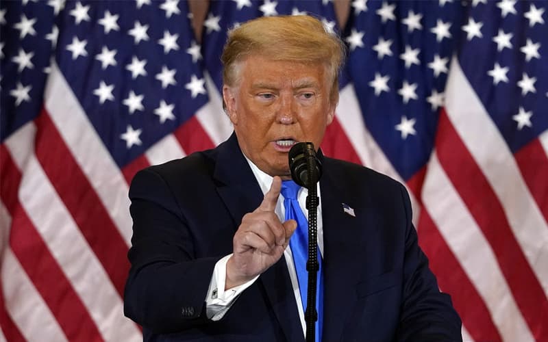 Tramp prezident saylovlarida ovozlarni hisoblashni to‘xtatishga chaqirdi