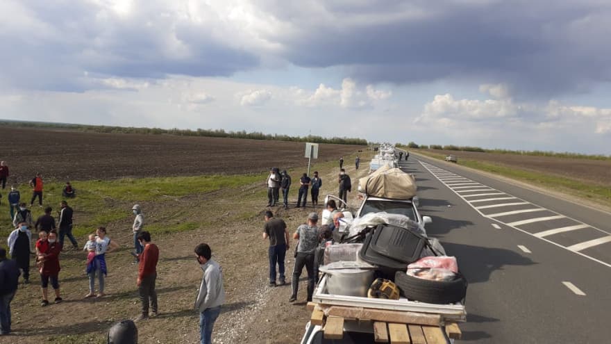 Rossiya-Qozog‘iston chegarasidagi 1100 nafar O‘zbekiston fuqarosini olib kelish uchun avtobuslar tashkil etilmoqda