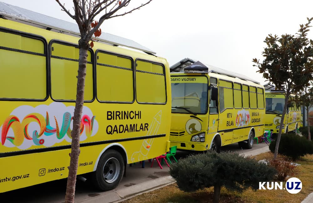 O‘zbekistonda avtobus-bog‘chalar faoliyat boshlamoqda